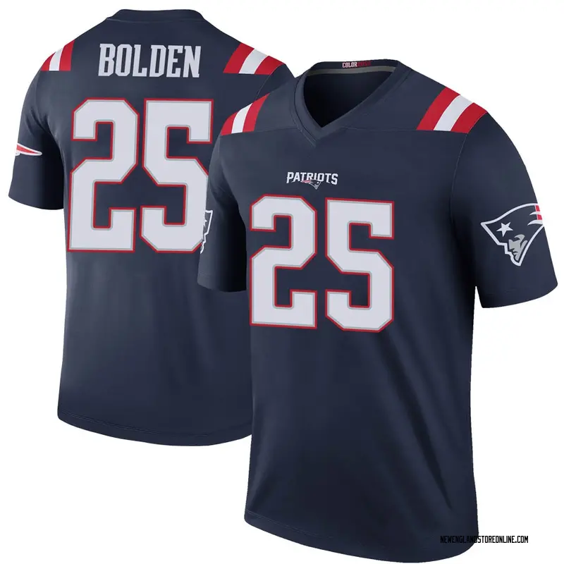 Navy Men's Brandon Bolden New England Patriots Legend...