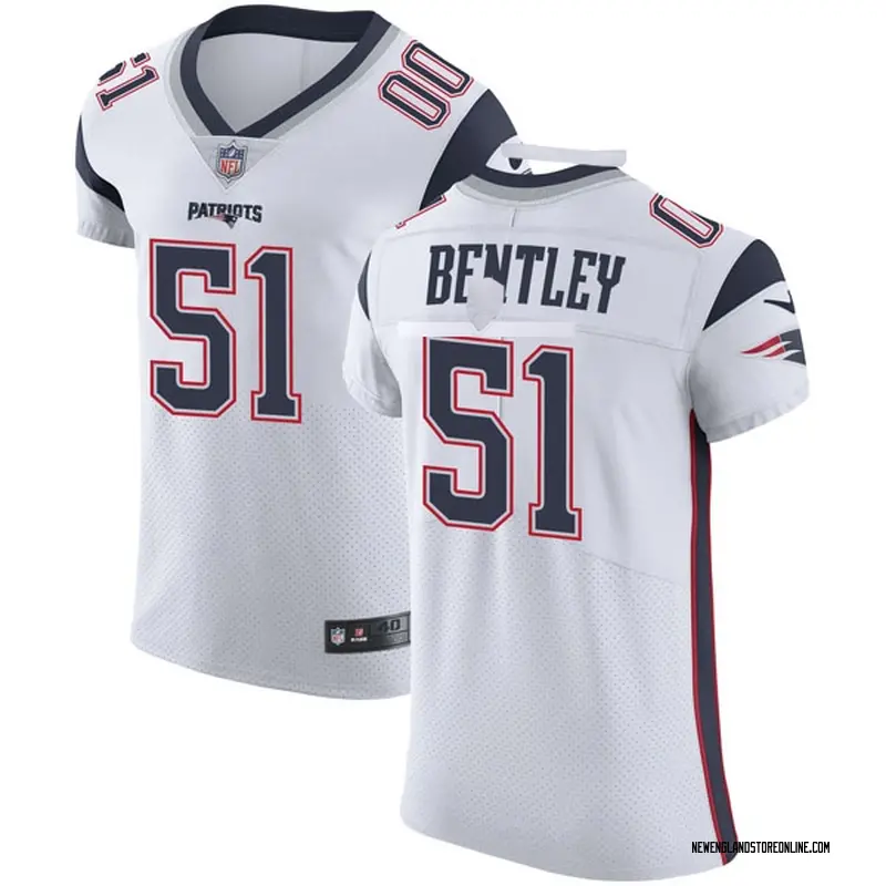 White Men's Ja'Whaun Bentley New England Patriots Elite Vapor ...